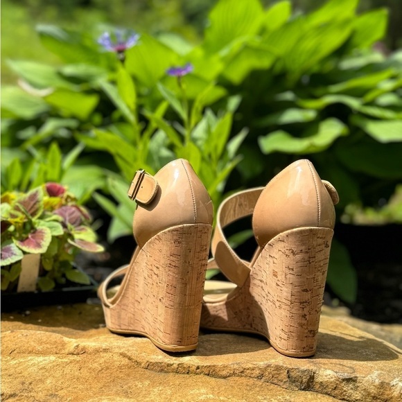 STUART WEITZMAN Oneliner Wedges nude Size 8 - Picture 9 of 13